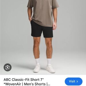 Classic-Fit Black Men's Shorts